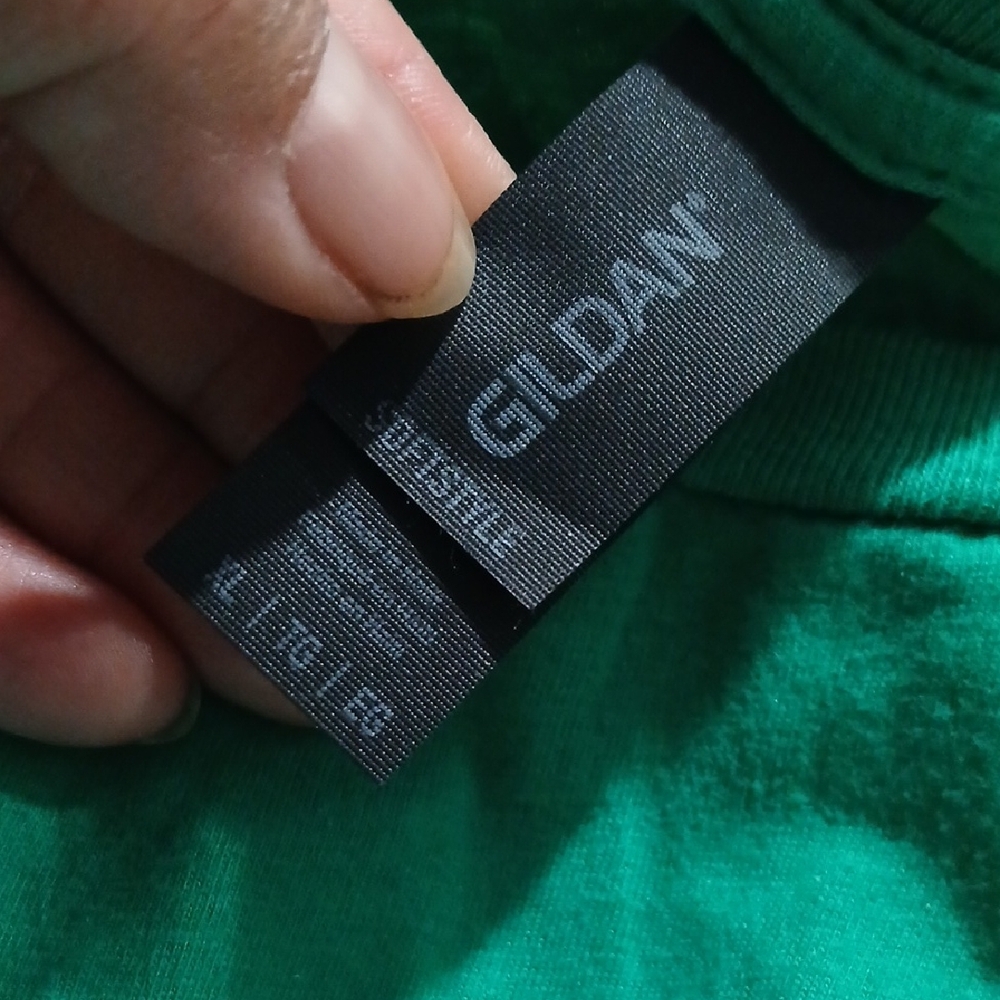 Gildan Green Irish Short Sleeve Tee Men's XLT - Picture 4 of 4